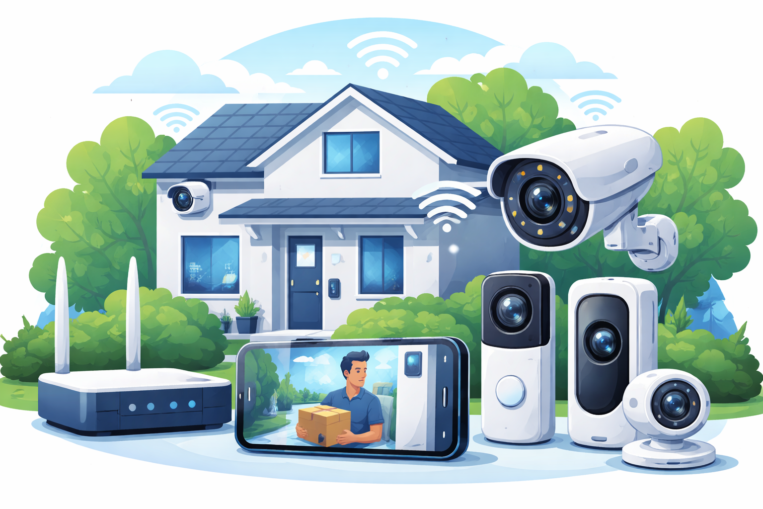Internet Requirements for Smart Security Cameras and Doorbells