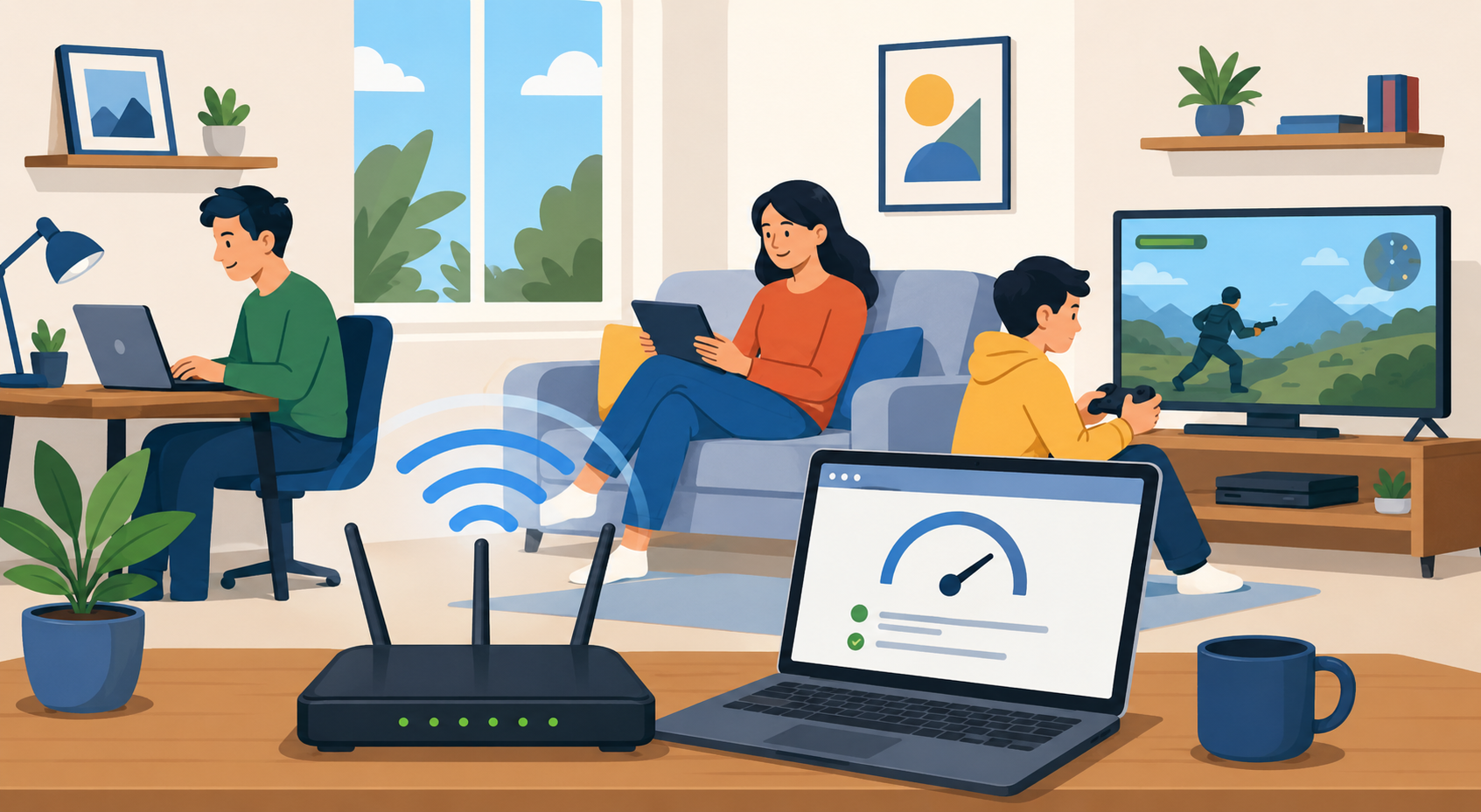 How to Speed Up a Slow Internet Connection at Home