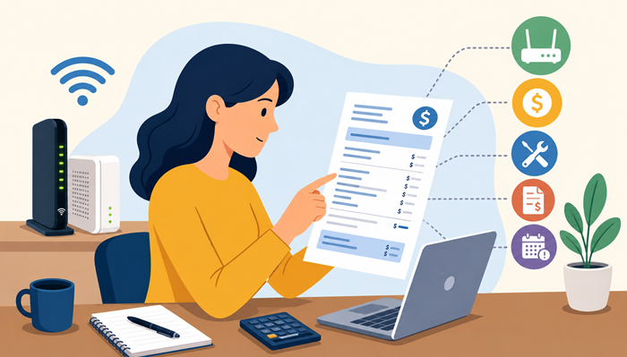 How to Decode Your Internet Bill and Spot Hidden Fees