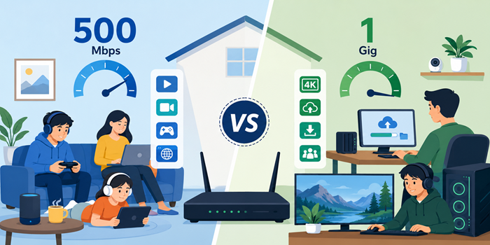 Xfinity 500 Mbps vs. 1 Gig: Is Upgrading Really Worth It?